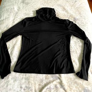 Black Lycra turtle neck